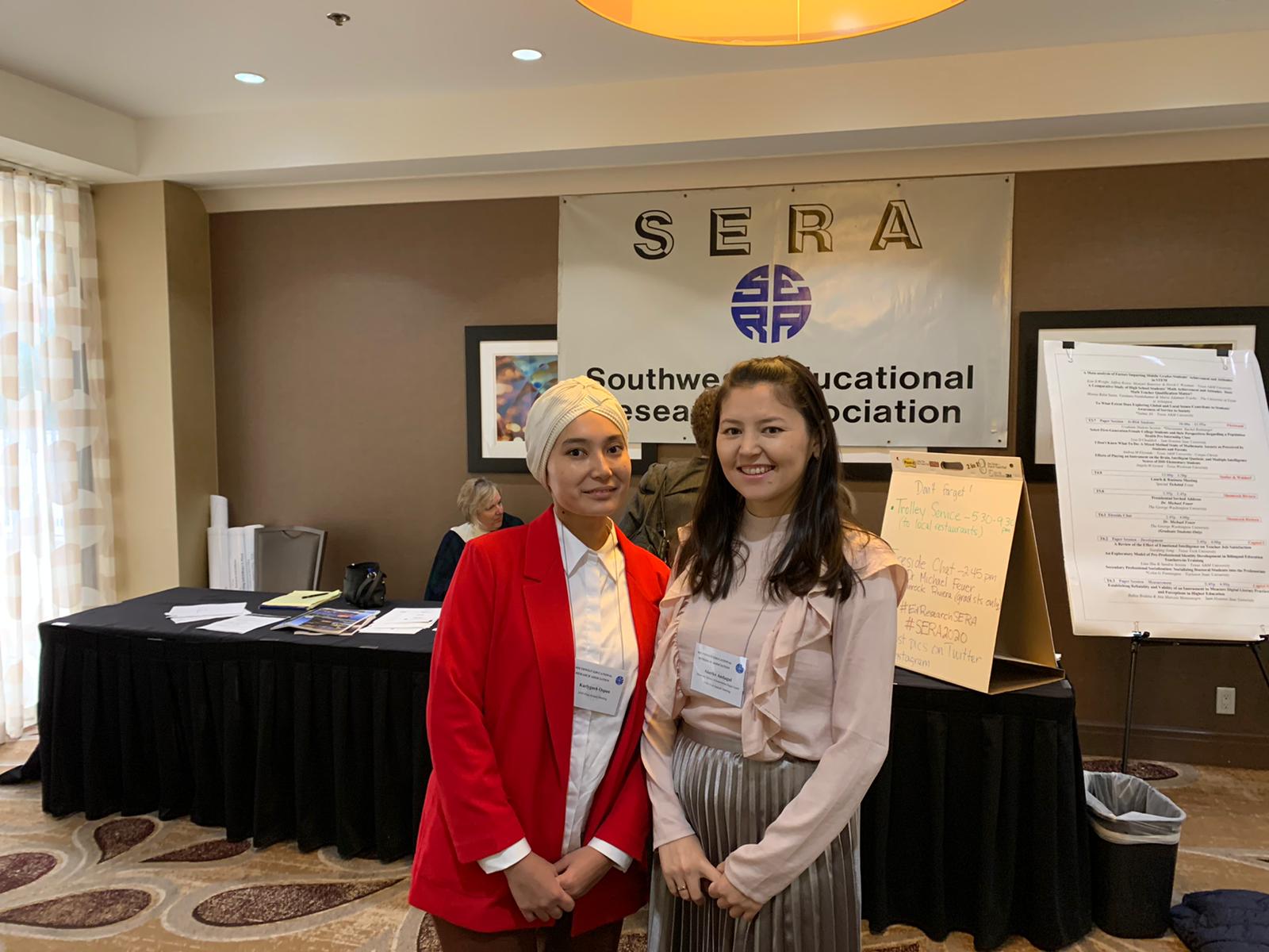 RUSMP Research Interns at the Southwest Educational Research Association (SERA) Conference, Arlington, TX
