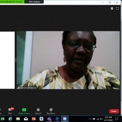 Patricia McMorris taught the middle school course in the 2020 RUSMP summer program.