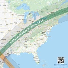Texas Eclipse Map