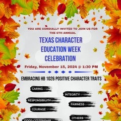 Texas Character Education Week